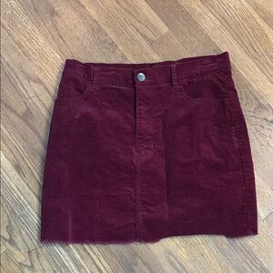 Forever 21 Red Mini Pencil Skirt for Casual Wear
